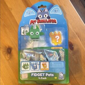 New! Pet Simulator X Series 1 Fidget Pets Mystery 4-Pack